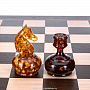 Деревянные шахматы с фигурами из янтаря, фотография 4. Интернет-магазин ЛАВКА ПОДАРКОВ