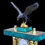 Часы настольные из натурального камня "Орел", фотография 4. Интернет-магазин ЛАВКА ПОДАРКОВ