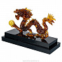 Скульптура из янтаря "Дракон", фотография 4. Интернет-магазин ЛАВКА ПОДАРКОВ