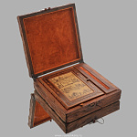 0020094 Книга ПИ "Жизнь и ловля пресноводных рыб" Сабанеев (+нож) в коробе