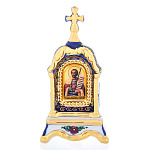 0062298/АН Гжель КИОТ №10"АЛЕКСАНДР НЕВСКИЙ"настольный выс.10см