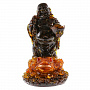 Статуэтка из янтаря "Будда", фотография 2. Интернет-магазин ЛАВКА ПОДАРКОВ