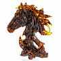 Скульптура из янтаря "Голова коня", фотография 1. Интернет-магазин ЛАВКА ПОДАРКОВ