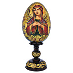 Пасхальное яйцо на подставке "Божья Матерь Семистрельная"