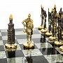 Шахматы из камня с бронзовыми фигурами "Русские" 36х36 см, фотография 5. Интернет-магазин ЛАВКА ПОДАРКОВ