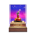Статуэтка из янтаря и бронзы "Знак Зодиака Овен"