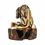 Статуэтка с янтарем "Нападающий лев", фотография 4. Интернет-магазин ЛАВКА ПОДАРКОВ