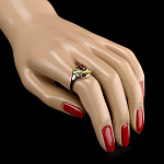 820913/3,25  Серебро 925* КОЛЬЦО вст.Янтарь