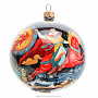 Новогодний елочный шар с художественной росписью, фотография 3. Интернет-магазин ЛАВКА ПОДАРКОВ