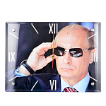 0028296 ЧАСЫ-ПАННО сувенирное "Путин" 28*38см 