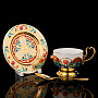Чайный сервиз с позолотой и эмалью на 4 персоны "Купеческий". Златоуст, фотография 9. Интернет-магазин ЛАВКА ПОДАРКОВ