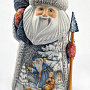 Скульптура из дерева "Дед Мороз из сказки "Морозко", фотография 1. Интернет-магазин ЛАВКА ПОДАРКОВ