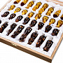 Шахматы деревянные с янтарными фигурами 37х37 см, фотография 12. Интернет-магазин ЛАВКА ПОДАРКОВ