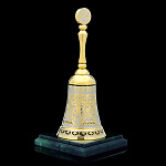 0060233/7172 Златоуст Колокольчик на камне (нефрит) SUV - 7172