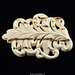  Мамонтовая Фауна Брошь "ПЕРО ЖАР-ПТИЦЫ" в П/У