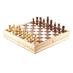 0053593 /RTA-3432 НАБОР Шахматы-шашки средние деревянные 37*37см (3.00")