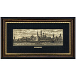 /27,5*55см Офорт черно-белый  "Москва.Кремль. Вид с Москворецкого моста"  