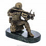 Бронзовая скульптура "Спецназовец с гранатометом", фотография 2. Интернет-магазин ЛАВКА ПОДАРКОВ