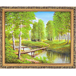 0052498/7589/40*50см  Нат.камень Картина"Мост в рай" Багет №4 49135