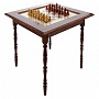 Шахматный стол с фигурами из дерева, фотография 1. Интернет-магазин ЛАВКА ПОДАРКОВ