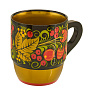 Кружка "Клубника". Хохлома, фотография 4. Интернет-магазин ЛАВКА ПОДАРКОВ