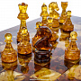 Шахматы с инкрустацией и фигурами из янтаря, фотография 5. Интернет-магазин ЛАВКА ПОДАРКОВ