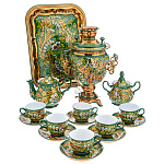 0033269-3л Самовар электрический с сервизом на 6 персон "ЛАНДЫШ"