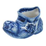 0076887 Гжель Статуэтка "БАШМАК" в коб 