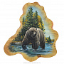 Панно из дерева "Медведь" Сувель березы, фотография 1. Интернет-магазин ЛАВКА ПОДАРКОВ
