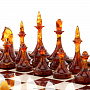 Шахматы с полем из камня и фигурами из янтаря, фотография 9. Интернет-магазин ЛАВКА ПОДАРКОВ