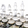 Шахматный ларец с натуральным перламутром и фигурами из хрусталя, фотография 14. Интернет-магазин ЛАВКА ПОДАРКОВ