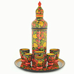 0021723 Хохлома Набор для вина №2 без муз.8пр. (в/кат) 6340000008