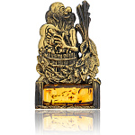 0045967/978 Сувенир Магнит Банщик Сувенир (коньячный)