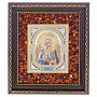 Настенная янтарная икона "Ангел Хранитель" 19х22 см, фотография 1. Интернет-магазин ЛАВКА ПОДАРКОВ