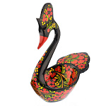 4291/20*15см  Хохлома Ковш "Лебедь" без ковшиков