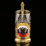 0049675/6375 Златоуст Подстаканник (триколор) SUV - 6375