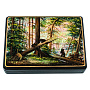 Шкатулка с художественной росписью "Утро в лесу", фотография 1. Интернет-магазин ЛАВКА ПОДАРКОВ