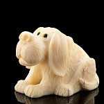 Изделия из кости Скульптура "Барбос" Клык моржа,И335
