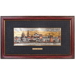  /27*55см Офорт цветной  "Новодевичий монастырь" 