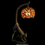Комплект из двух настольных ламп из янтаря и бронзы "Коты", фотография 3. Интернет-магазин ЛАВКА ПОДАРКОВ