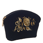 -2000104920011 Косметичка "Счастье" бархат Разм. 11*17*3 Мод. 294 Рис. 2010-1 п.х.с. РН327 А,