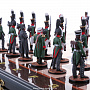 Шахматы с оловянными фигурами "Бородино" 48х48 см, фотография 3. Интернет-магазин ЛАВКА ПОДАРКОВ