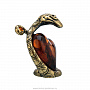 Статуэтка с янтарем "Змея с сердцем", фотография 4. Интернет-магазин ЛАВКА ПОДАРКОВ