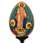 1971/33см Яйцо пасхальное "Воскресение Христово" на подставке