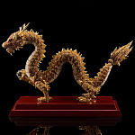 Скульптура с хрустальными стразами "Дракон"