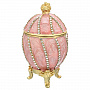 Пасхальное яйцо-шкатулка "Витое". Традиции Фаберже, фотография 2. Интернет-магазин ЛАВКА ПОДАРКОВ