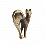 Бронзовая статуэтка "Кошка Багира", фотография 3. Интернет-магазин ЛАВКА ПОДАРКОВ