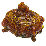 Шкатулка из янтаря "Рококо"