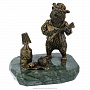 Бронзовая статуэтка "Медведь с водкой", фотография 1. Интернет-магазин ЛАВКА ПОДАРКОВ