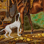Картина янтарная "После охоты" 60х80 см, фотография 3. Интернет-магазин ЛАВКА ПОДАРКОВ